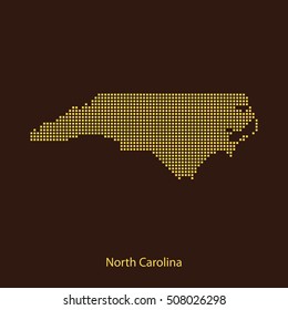 map of North Carolina