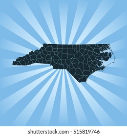 map of North Carolina