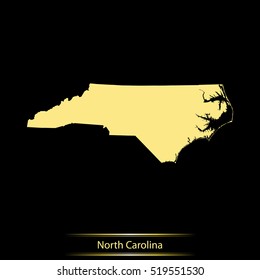 map of North Carolina