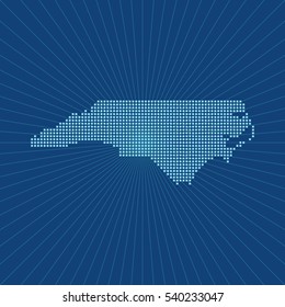 map of North Carolina
