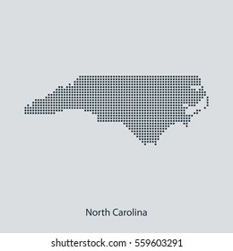 map of North Carolina