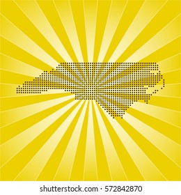 map of North Carolina