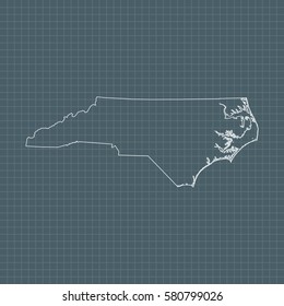 map of North Carolina