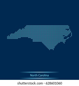 map of North Carolina