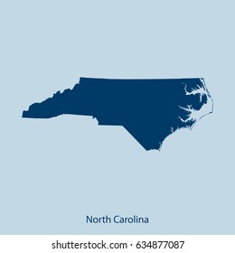 map of North Carolina