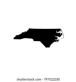 Map North Carolina Vector Illustration Stock Vector (Royalty Free ...