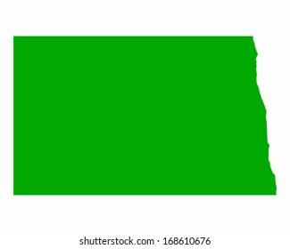 Map of North Dakota