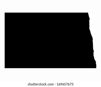 Map of North Dakota