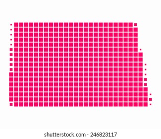 Map of North Dakota