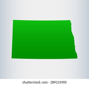 map of North Dakota