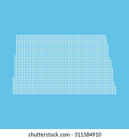 map of North Dakota