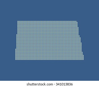 map of North Dakota