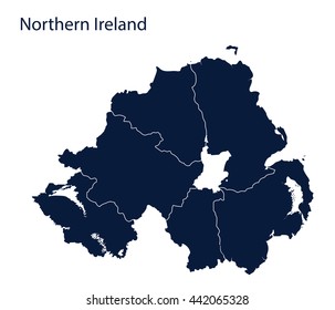 Map of North Ireland