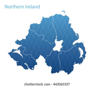 Map of North Ireland
