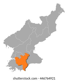 Map - North Korea, North Hwanghae