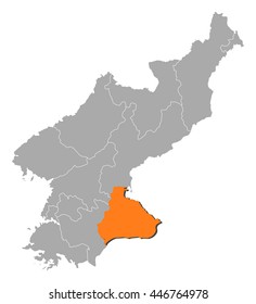 Map - North Korea, Kangwon