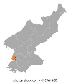 Map - North Korea, Nampo