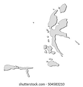 Map - North Maluku (Indonesia)