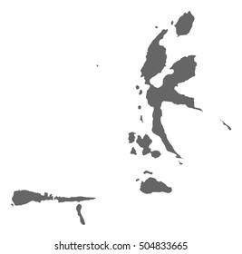 Map - North Maluku (Indonesia)