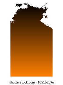Map of Northern Territory