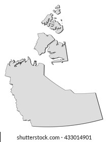 Map - Northwest Territories (Canada)