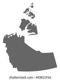 Map - Northwest Territories (Canada)