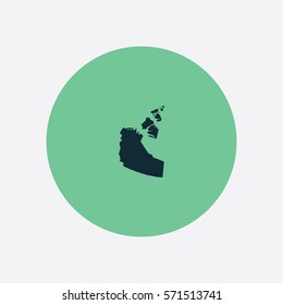 Map of Northwest Territories Vector Illustration

