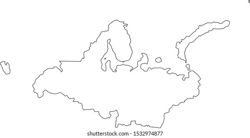 Map Of Northwestern Federal District In Russia