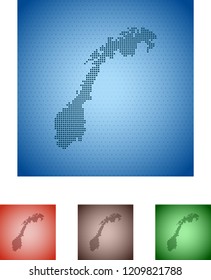 map of Norway