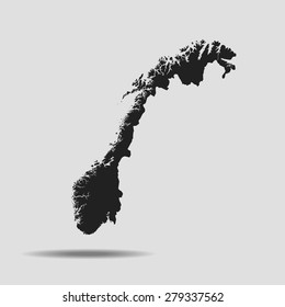 map of Norway