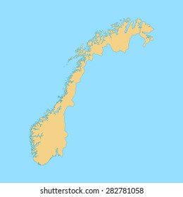 map of Norway