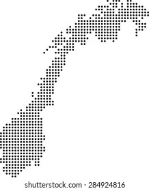 map of Norway