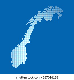 map of Norway