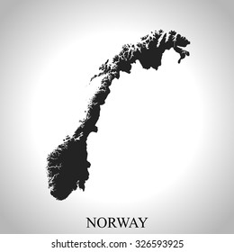 map of Norway