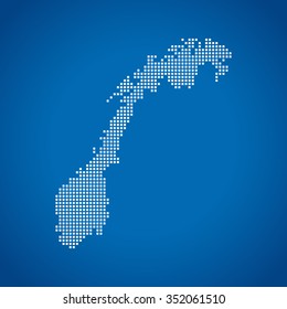 map of Norway