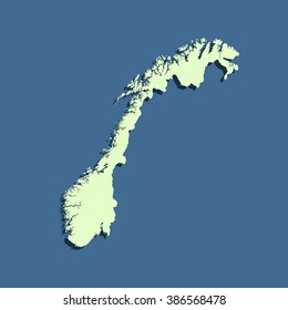 map of Norway