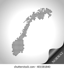 map of Norway