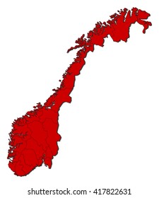 Map - Norway