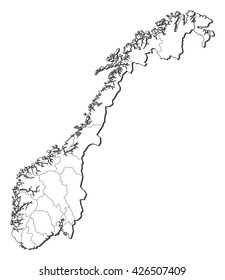 Map - Norway
