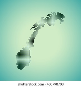 map of Norway