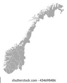 Map - Norway