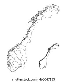 Map of Norway