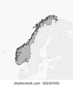 Map - Norway