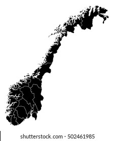 Map - Norway