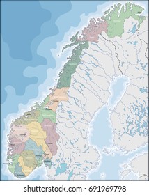 Map of Norway