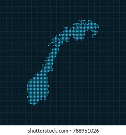 map of Norway