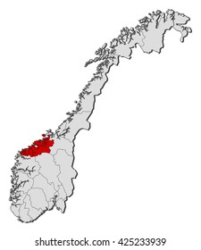 Map - Norway, More og Romsdal