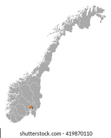 Map - Norway, Oslo