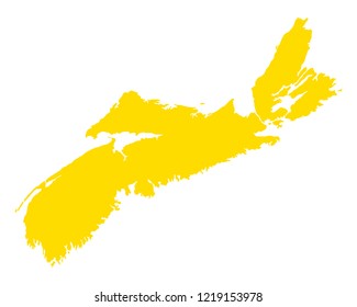 Map of Nova scotia