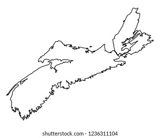 Map of Nova Scotia